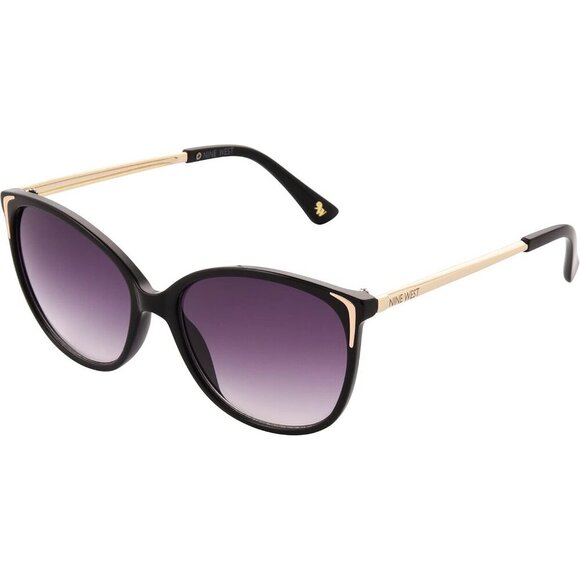 Other - Women's Cateye Sunglasses Shiny Black 55mm Impact & Scratch Resistant UV Protect